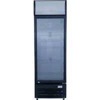 Horeca koelkast 300 liter zwart - vrijstaand - draaiknop - Exquisit