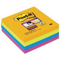 Kubus met Super Sticky Post-it® in 4 kleuren