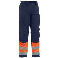 Winterwerkbroek High Vis 1862 - oranje/marineblauw