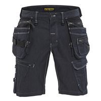 Short Denim Stretch X1900 1992 - marineblauw/zwart