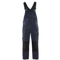 Bretelbroek met stretch 2695 - marineblauw/zwart