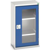 Hoge kast Verso 525x350x900mm met raamdeur en 2 legborden - BOTT