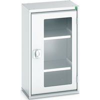 Hoge kast Verso 525x350x900mm met raamdeur en 2 legborden - BOTT