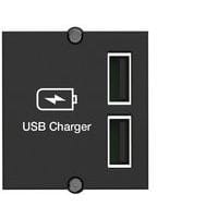 USB-A lader module dubbel - Bachmann
