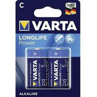 Alkalinebatterij LR14 Longlife power blisterverpakking van 2 - Varta