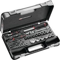 Kunststof inlay Large voor 56 doppen 1/4 - 1/2 inch 6 kant Facom