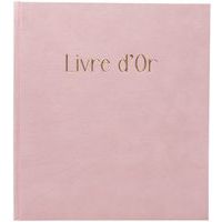 Livre d'or 140 pages tranche or Skandi - 21 x 19 cm - Exacompta