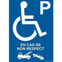 Parkeerbord voor mindervaliden
