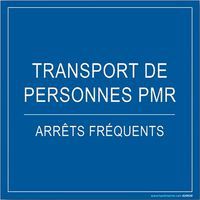 Parkeerbord TRANSPORT DE PERSONNES PBR ARRETS FREQUENTS