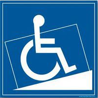 Bord toegangshelling voor mindervaliden