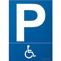 Parkeerbord rolstoelgebruiker picto