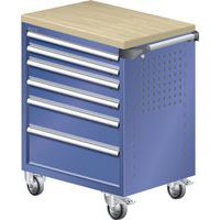 Werkplaatswagen L3627 afwerking hout multiplex - 6 lades - Lista