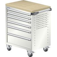 Werkplaatswagen L3627 afwerking hout multiplex - 6 lades - Lista