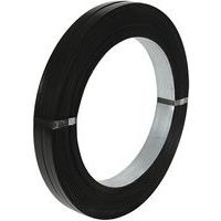Staalband gelakt zwart LOW - op rol - 12,5 x 0,5 mm