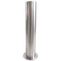 Beschermingspaal met grondplaat - rvs 316 - Viso