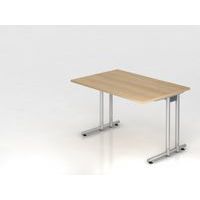 Bureau piètement en C série NS12 - 120 x 80 cm - Hammerbacher