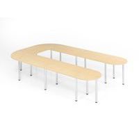 Table de conférence en set série K - 380x240cm - Hammerbacher