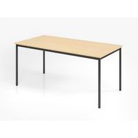 Table de réunion à pieds carrés - 160x80 cm - Hammerbacher