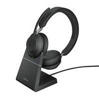 Headset met snoer Evolve2 65 Duo USB-A MS Link 380a - Jabra