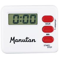 Timer afteller wit - 100 min - Manutan Expert