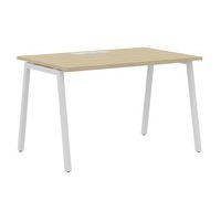 Bureau droit 180 cm pieds A Misao, Type de piétement: En V, Hauteur hors tout: 74 cm
