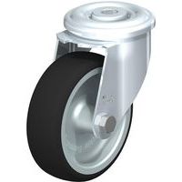 Roulette pivotante acier bandage PU thermoplastique corps PO - Blickle