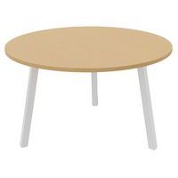 Table de réunion ronde 3 pieds Ø 120 cm Partage