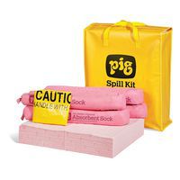 Set absorptiemiddelen draagbaar, agressieve vloeistoffen - New Pig