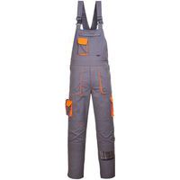 Overall Amerikaanse Contrast Texo Grijs TX12 Portwest