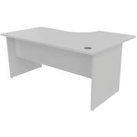 Compact bureau, Type onderstel: Paneel, Hoogte: 72 cm, Totale breedte: 160 cm