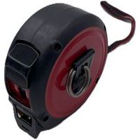 Rolmaat van bi-materiaal 8 m x 25 mm met clip rvs FME - Sam