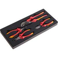 Foam module 1/3 met 4 geisoleerde tangen 1000 volt - Sam