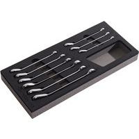 Module mousse 1/3 de 9 cles mixtes à cliquet multi-empreinte - Sam