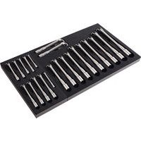 Foam module 3/3 22 open pijpsleutel 6/12 satijnchroom - Sam