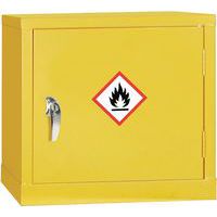 Mini armoire de stockage de produits inflammables COSHH - 457 x 457 mm - Premium
