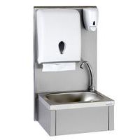 Handwasbak steun 540mm Zeep en handdoek dispenser-Tournus Equipement