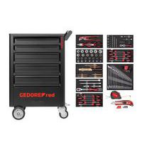 Servante GEDWorker et composition 119 outils - GedoreRed