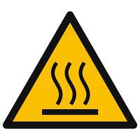 Waarschuwingsbord - Heet oppervlak - PVC - Manutan Expert