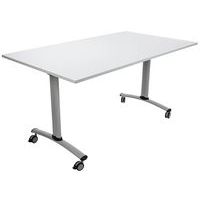 Table à roulettes pliante rectangulaire Axe - Manutan Expert