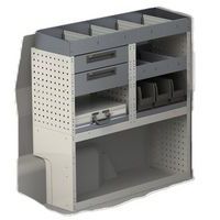 Aluminium inrichting voor bestelwagens – HABRIAL Manutention