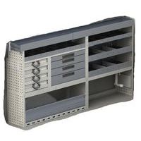 Aluminium inrichting voor grote bestelwagens - Habrial Manutention