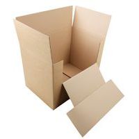 Schokbestendige palletbox - Dubbellaags golfkarton - Manutan Expert.