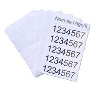 Cartes sécables en 5 parties - Lot de 100 - Sogedex