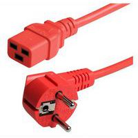 Netsnoer CEE7 / C19 - Rood - Algemeen