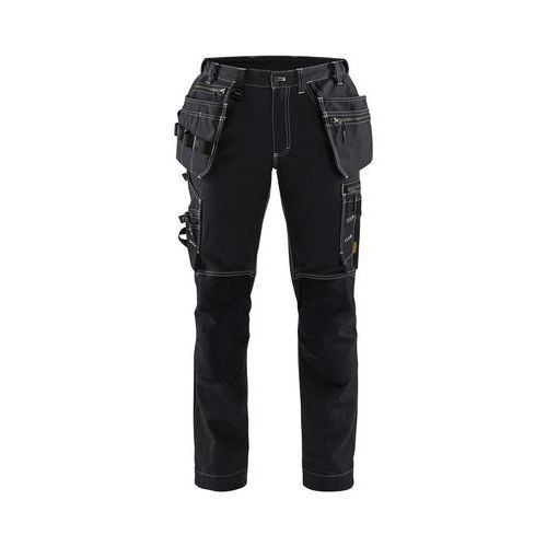 Pantalon aritisan+ stretch femme bleu foncé - Blåkläder
