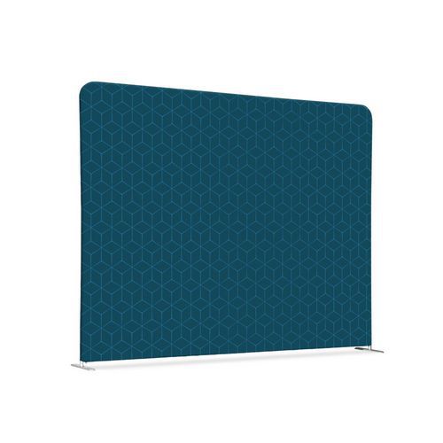 Scheidingswand Textiel 200-150 Dubbelzijdig Hexagon