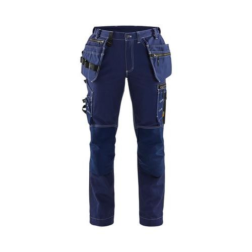 Pantalon aritisan+ stretch femme bleu foncé - Blåkläder