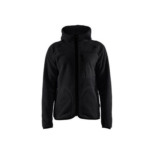 Pile hoodie Zwart - Blåkläder