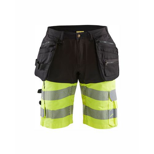 High Vis shorts Zwart/Geel - Blåkläder