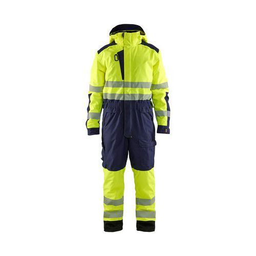 Hi-vis winter overall Geel/Marineblauw - Blåkläder Hi-vis winter overall Geel/Marineblauw - Blåkläder